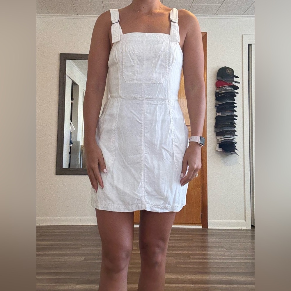 Abercrombie & Fitch Cream Mini Dress